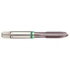 M2x0.40 6H 3-Flute Cobalt Green Ring Spiral Point Plug Tap-TiCN - Makers Industrial Supply