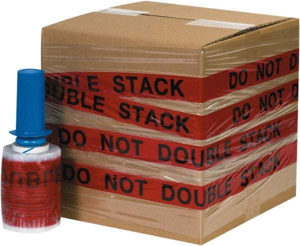 GoodWrappers - 5" x 500' 80 Gauge Red/Black Identi-Wrap - Makers Industrial Supply