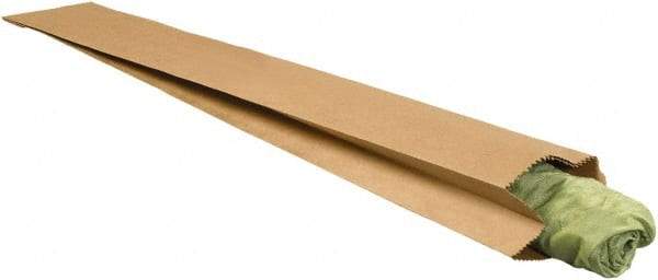 Made in USA - 6" Wide x 39" Long x 3-1/2" High Rectangle Kraft Bags - Kraft (Color) - Makers Industrial Supply