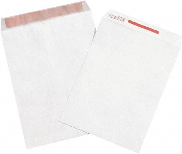 Dupont - 13" Long x 10" Wide Peel-Off Self-Seal Tyvek Flat Catalog Envelopes - White - Makers Industrial Supply