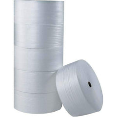 Made in USA - 2,000' Long x 6" Wide x 5/16" Thick, Foam Roll - White - Makers Industrial Supply