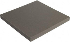 Made in USA - 24" Wide x 2" Thick, Foam Sheets - Charcoal - Makers Industrial Supply