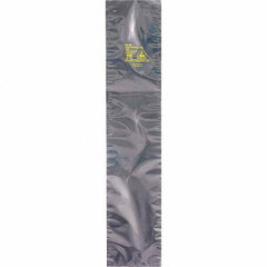 Made in USA - 26" Long x 10" Wide, 3.1 mil Thick, Open Top Static Shield Bag - Transparent, Metal-In, Standard Grade - Makers Industrial Supply