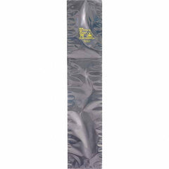 Made in USA - 30" Long x 8" Wide, 3.1 mil Thick, Open Top Static Shield Bag - Transparent, Metal-In, Standard Grade - Makers Industrial Supply