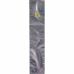 Made in USA - 16" Long x 7" Wide, 3.1 mil Thick, Open Top Static Shield Bag - Transparent, Metal-In, Standard Grade - Makers Industrial Supply