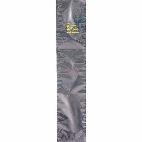 Made in USA - 25" Long x 12" Wide, 3.1 mil Thick, Open Top Static Shield Bag - Transparent, Metal-In, Standard Grade - Makers Industrial Supply