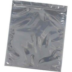 Made in USA - 8" Long x 6" Wide, 3 mil Thick, Self Seal Recloseable Zip Top Static Protection Bag - Transparent, Standard Grade - Makers Industrial Supply