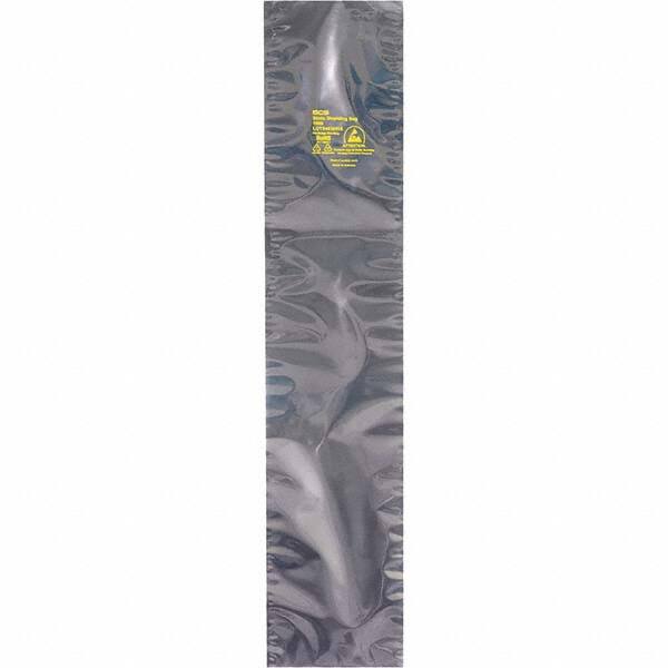 Made in USA - 16" Long x 6" Wide, 3.1 mil Thick, Open Top Static Shield Bag - Transparent, Metal-In, Standard Grade - Makers Industrial Supply