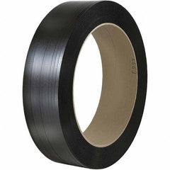 Made in USA - 7,000' Long x 1/2" Wide, Coil Case Polypropylene Strapping - 600 Lb Capacity, 0.026" Thick - Makers Industrial Supply