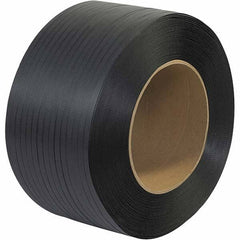 Made in USA - 6,600' Long x 1/2" Wide, Coil Case Polypropylene Strapping - 500 Lb Capacity, 0.026" Thick - Makers Industrial Supply