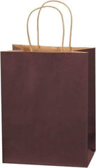 Made in USA - Kraft Grocery Bag - 8 x 4-1/2 x 10-1/4, Brown - Makers Industrial Supply