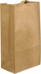 Made in USA - Kraft Grocery Bag - 12 x 7 x 21-3/4, Kraft - Makers Industrial Supply