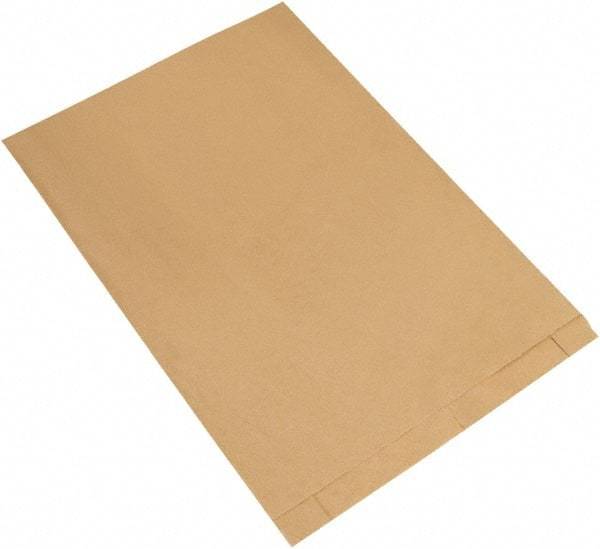 Made in USA - Kraft Grocery Bag - 17 x 24 x 4, Kraft - Makers Industrial Supply