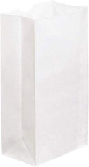 Made in USA - Kraft Grocery Bag - 6 x 3-5/8 x 11, White - Makers Industrial Supply