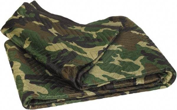 Value Collection - 72" Long x 80" Wide Cotton/Poly Blend Tarp & Dust Cover - Camouflage - Makers Industrial Supply