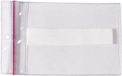 Superscan - 25 Piece Clear Press-On Vinyl Envelope - 5" High x 8" Wide - Makers Industrial Supply