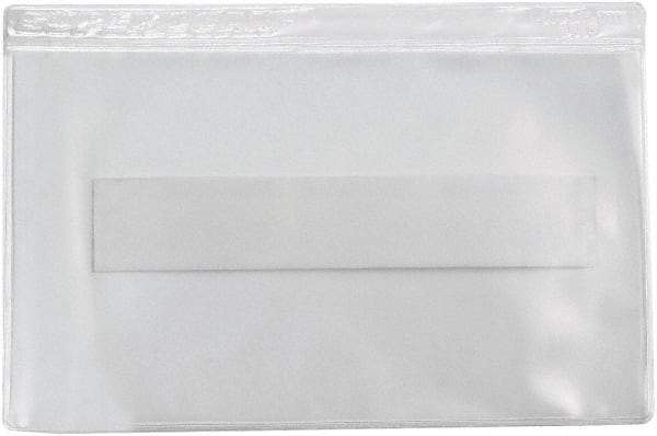 Superscan - 50 Piece Clear Press-On Vinyl Envelope - 2" High x 3-1/2" Wide - Makers Industrial Supply