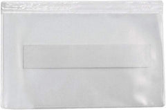 Superscan - 50 Piece Clear Press-On Vinyl Envelope - 2" High x 3-1/2" Wide - Makers Industrial Supply
