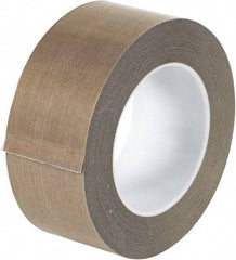 Made in USA - 18 Yd Long x 2" Wide, Brown Silicone PTFE Tape - 3 mil Thick - Makers Industrial Supply