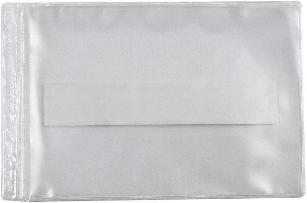 Superscan - 50 Piece Clear Press-On Vinyl Envelope - 9" High x 12" Wide - Makers Industrial Supply