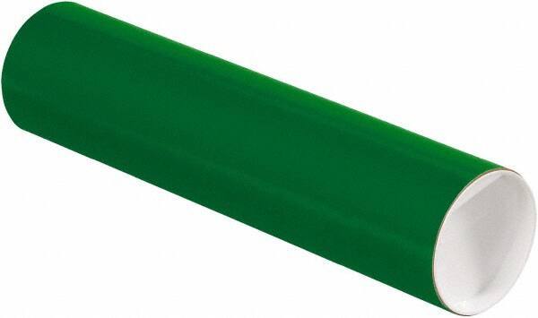 Made in USA - 3" Diam x 12" Long Round Colored Mailing Tubes - 1 Wall, Green - Makers Industrial Supply