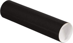 Made in USA - 3" Diam x 12" Long Round Colored Mailing Tubes - 1 Wall, Black - Makers Industrial Supply