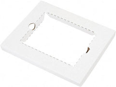 Made in USA - 10-1/2" Wide x 12-3/4" Long x 5-3/4" High Rectangle Multi-Media Mailers - 1 Wall, White - Makers Industrial Supply