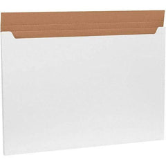 Made in USA - 26" Wide x 38" Long x 1" High Rectangle Crush Proof Mailers - 1 Wall, White - Makers Industrial Supply