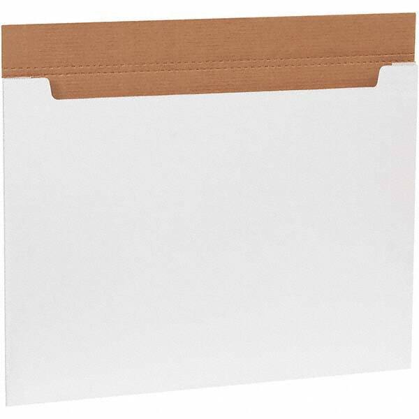 Made in USA - 22-1/2" Wide x 30" Long x 2-1/2" High Rectangle Crush Proof Mailers - 1 Wall, White - Makers Industrial Supply