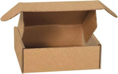 Made in USA - 12" Wide x 12" Long x 4" High Rectangle Crush Proof Mailers - 1 Wall, Kraft (Color) - Makers Industrial Supply