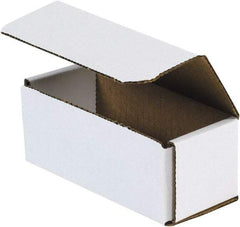 Made in USA - 6" Wide x 10" Long x 3" High Rectangle Crush Proof Mailers - 1 Wall, White - Makers Industrial Supply