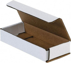 Made in USA - 8" Wide x 11" Long x 2" High Rectangle Crush Proof Mailers - 1 Wall, White - Makers Industrial Supply