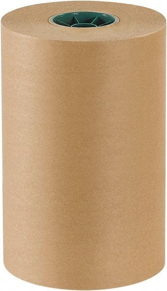 Made in USA - 600' Long x 12" Wide Roll of Kraft Paper with 10# Gloss Polyethylene - 50 Lb Paper Weight - Makers Industrial Supply