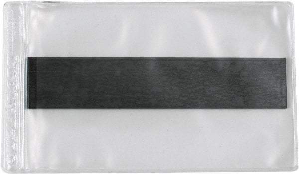 Superscan - 50 Piece Clear Magnetic Vinyl Envelope - 2" High x 3-1/2" Wide - Makers Industrial Supply