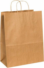 Made in USA - Kraft Grocery Bag - 13 x 7 x 17, Kraft - Makers Industrial Supply