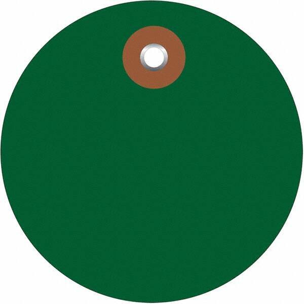 Made in USA - Safety & Facility Blank Tag - Green Vinyl - Makers Industrial Supply