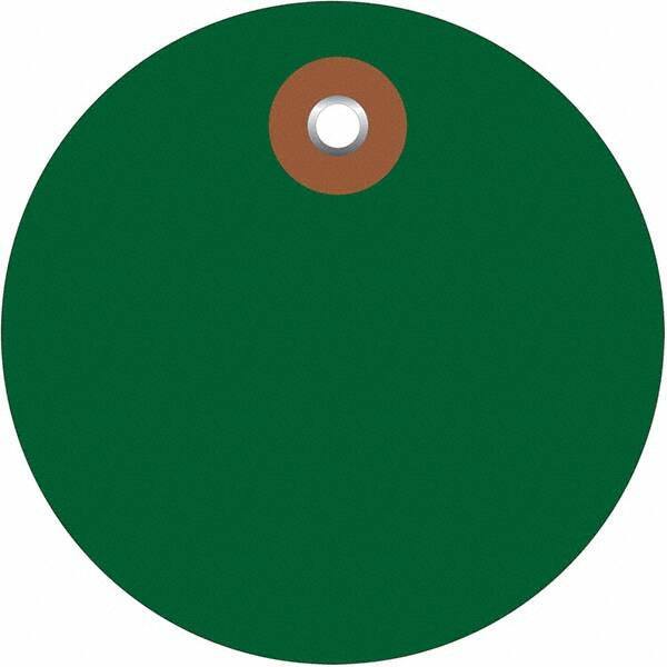 Made in USA - Safety & Facility Blank Tag - Green Vinyl - Makers Industrial Supply