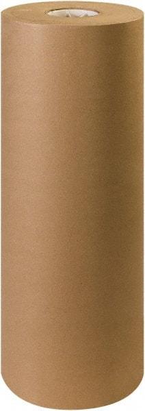 Made in USA - 600' Long x 24" Wide Roll of Recycled Kraft Paper - 60 Lb Paper Weight - Makers Industrial Supply