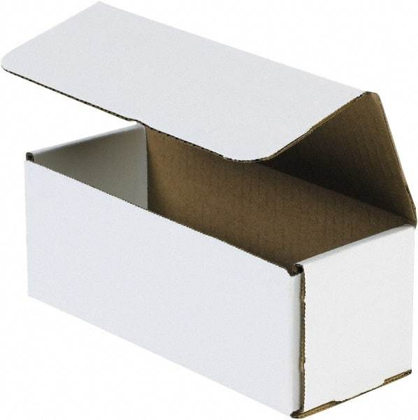 Made in USA - 6" Wide x 16" Long x 6" High Rectangle Crush Proof Mailers - 1 Wall, White - Makers Industrial Supply