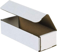 Made in USA - 4" Wide x 16" Long x 4" High Rectangle Crush Proof Mailers - 1 Wall, White - Makers Industrial Supply