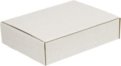 Made in USA - 9" Wide x 12" Long x 2" High Rectangle Crush Proof Mailers - 1 Wall, White - Makers Industrial Supply