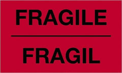 Tape Logic - 5" Long, Fluorescent Red Paper Shipping Label - For Multi-Use - Makers Industrial Supply