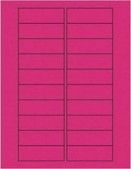 Tape Logic - 3" Long, Fluorescent Pink Paper Laser Label - For Laser Printers - Makers Industrial Supply