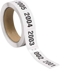 Tape Logic - 1-1/2" Long, Black/White Paper Inventory Labels - For Multi-Use - Makers Industrial Supply