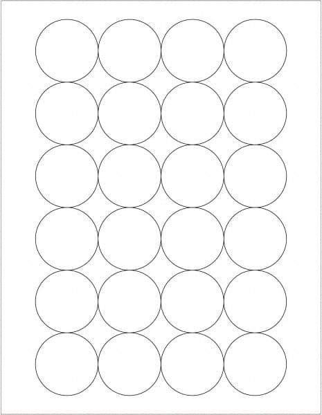 Tape Logic - 1.6" Wide x 1-21/32" Long, White Paper Laser Label - For Laser Printers - Makers Industrial Supply