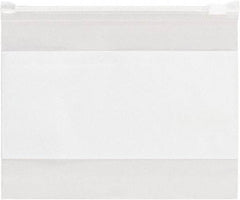 Value Collection - 16 x 16", 3 mil Slide-Seal Reclosable White Block Polybags - Clear - Makers Industrial Supply