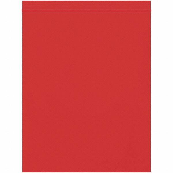 Value Collection - 8 x 10", 2 mil Reclosable Polybags - Red - Makers Industrial Supply