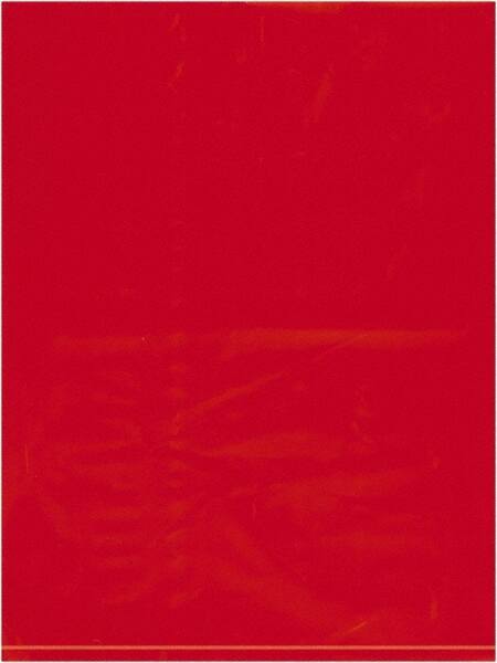 Value Collection - 9 x 12", 2 mil Flat Polybags - Red - Makers Industrial Supply