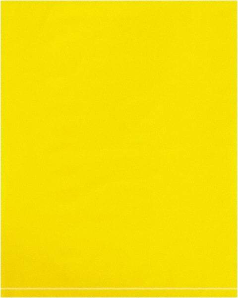 Value Collection - 8 x 10", 2 mil Flat Polybags - Yellow - Makers Industrial Supply