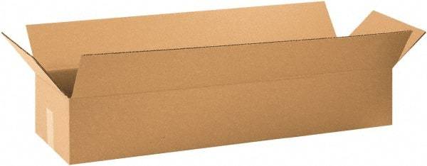 Made in USA - 8-1/2" Wide x 33" Long x 5" High Rectangle Corrugated Shipping Box - 1 Wall, Kraft (Color), 65 Lb Capacity - Makers Industrial Supply